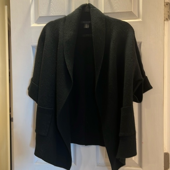 Tahari Sweaters - Tahari Black Thick Cardigan Sweater